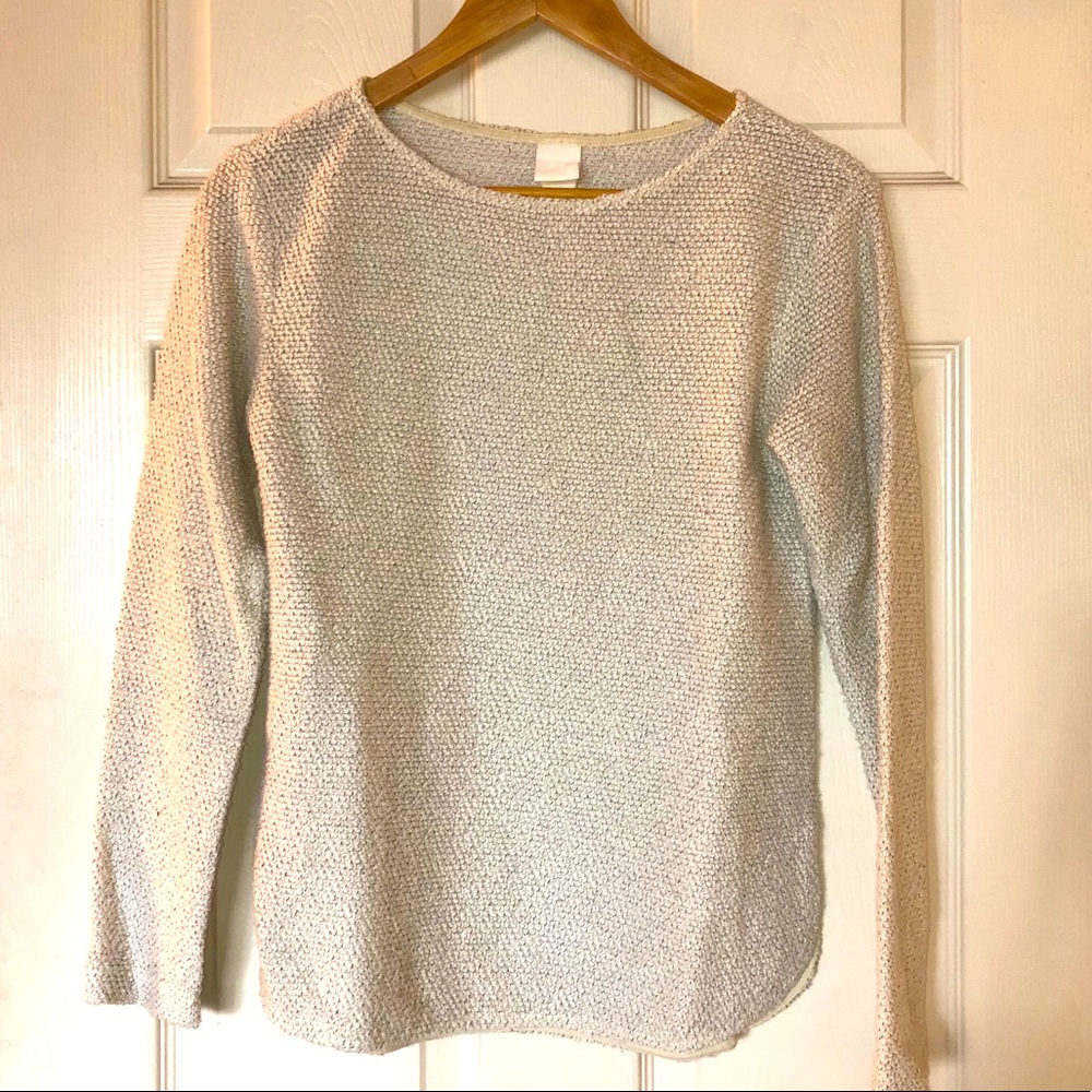 H&M’s cream light knit sweater XS